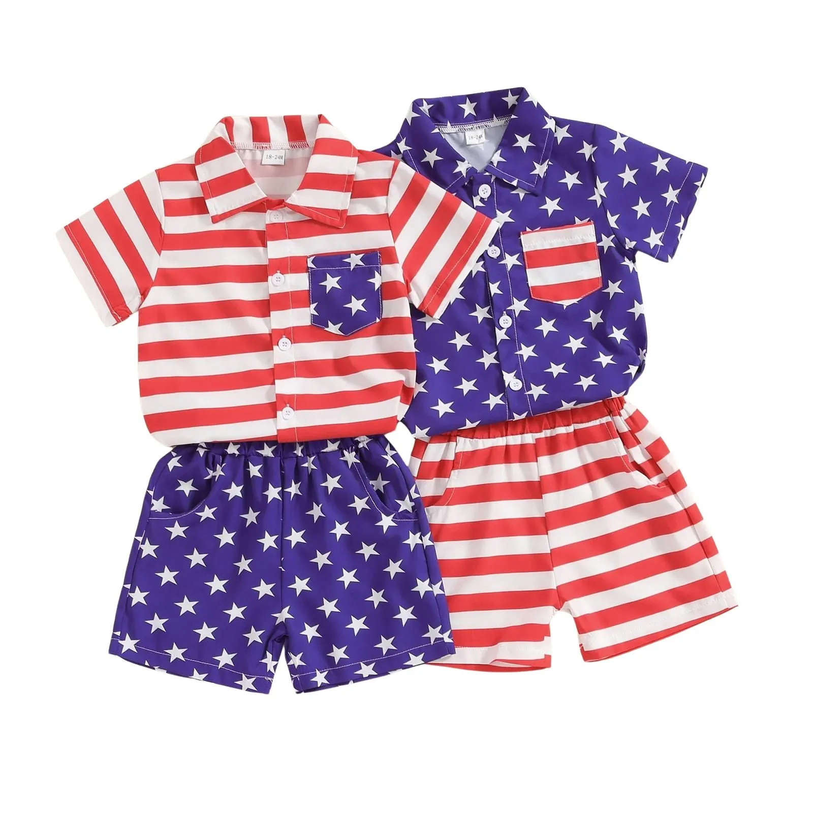 AMERICAN STAR Pocket Shirt Outfit