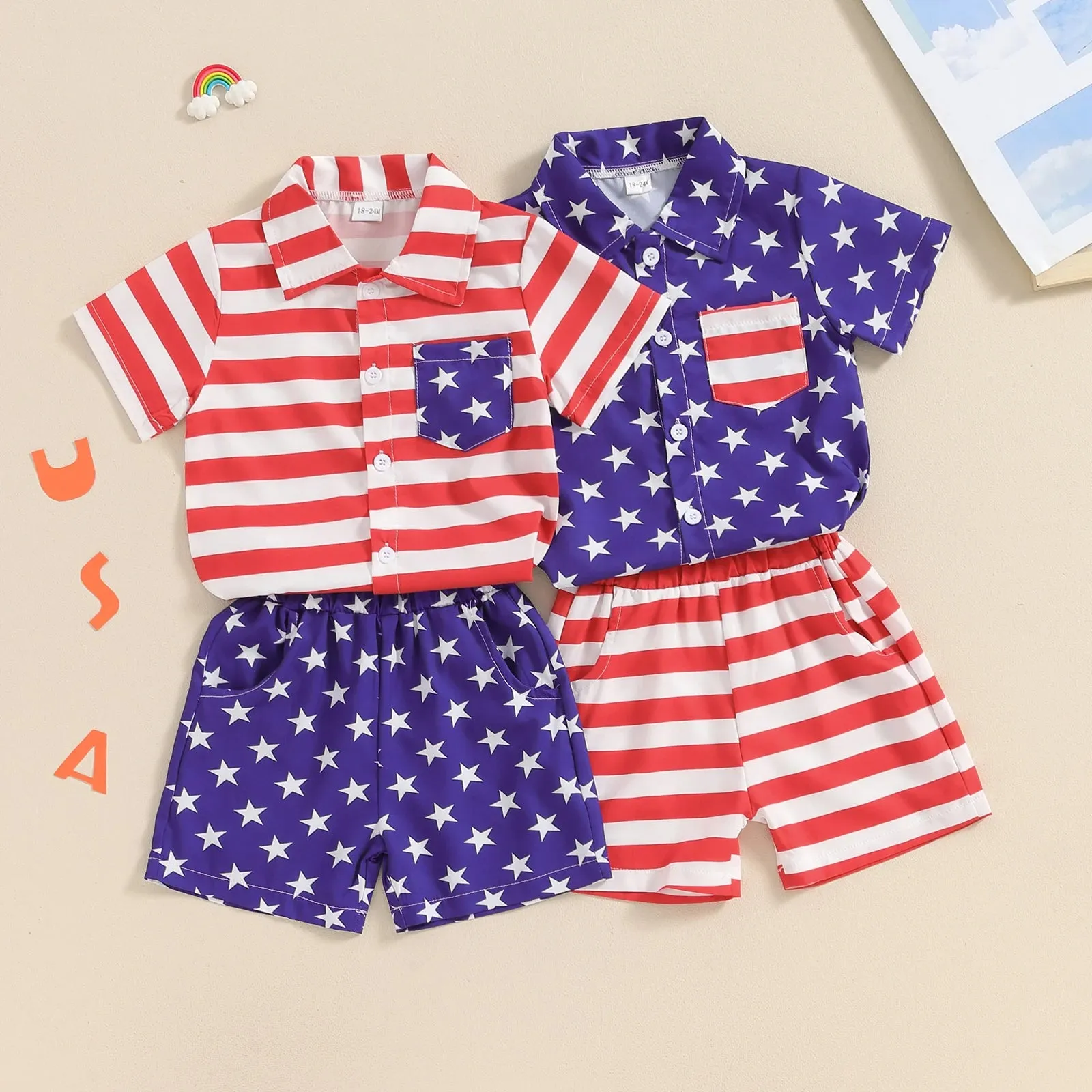 AMERICAN STAR Pocket Shirt Outfit