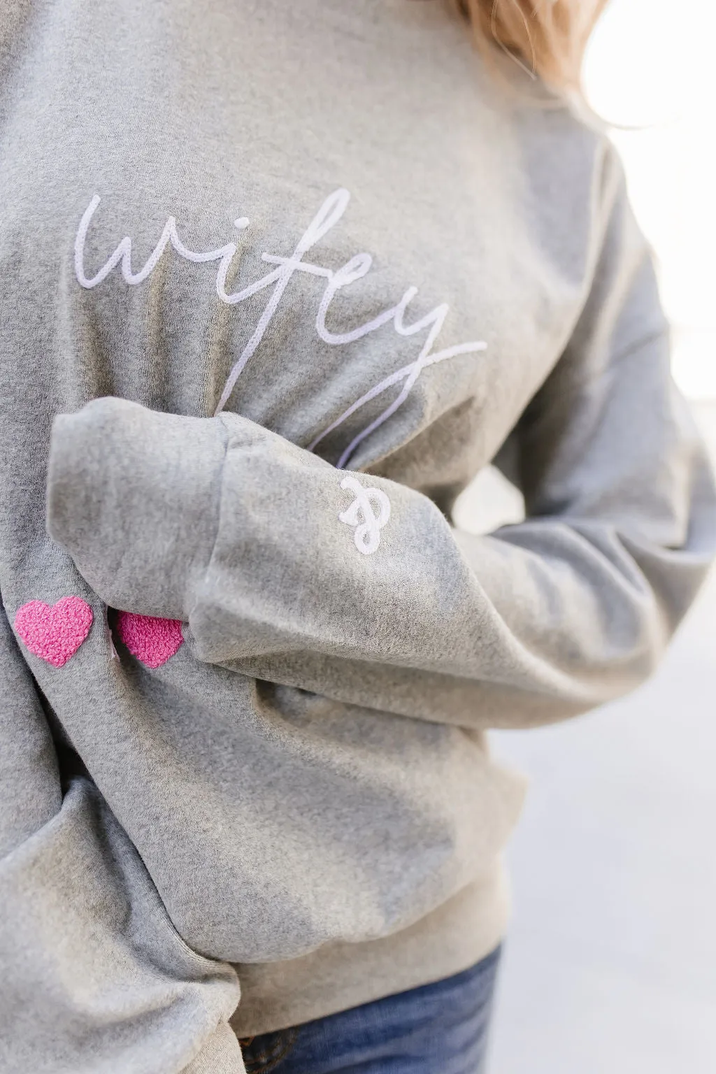 Ampersand Avenue University Pullover - Wifey