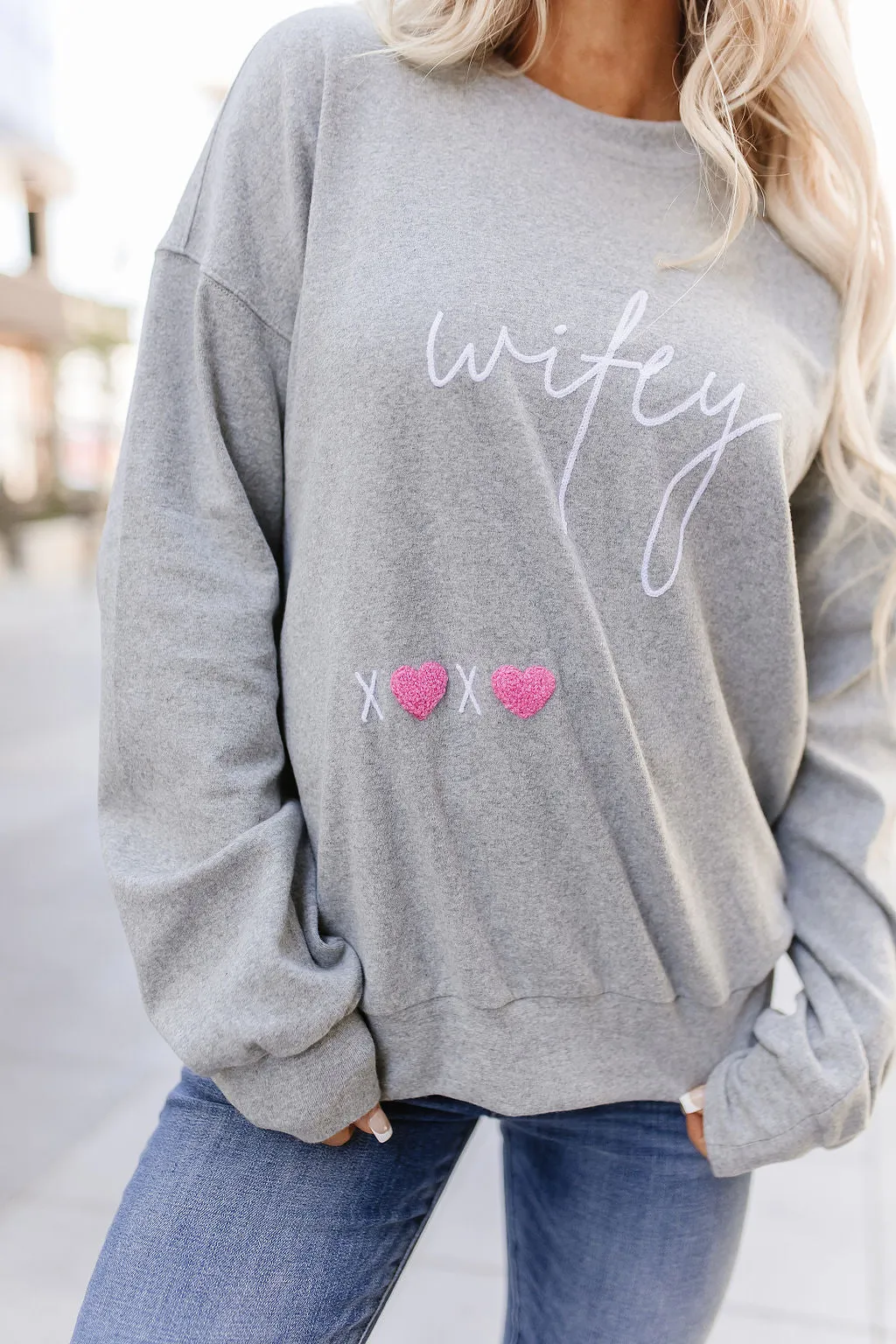 Ampersand Avenue University Pullover - Wifey