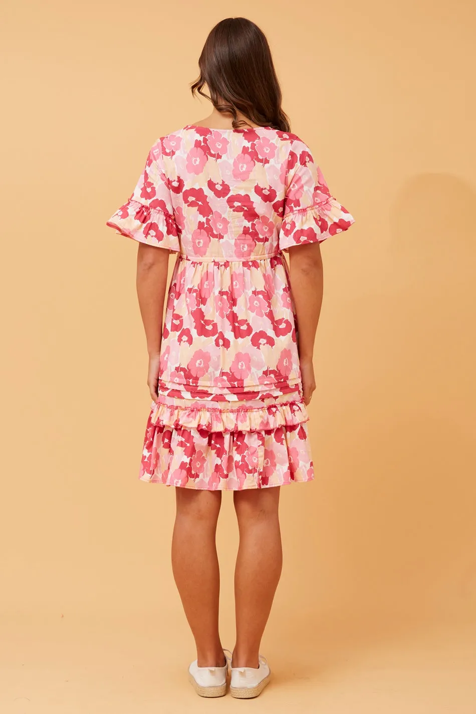 ASHWINA FLORAL SHORT DRESS