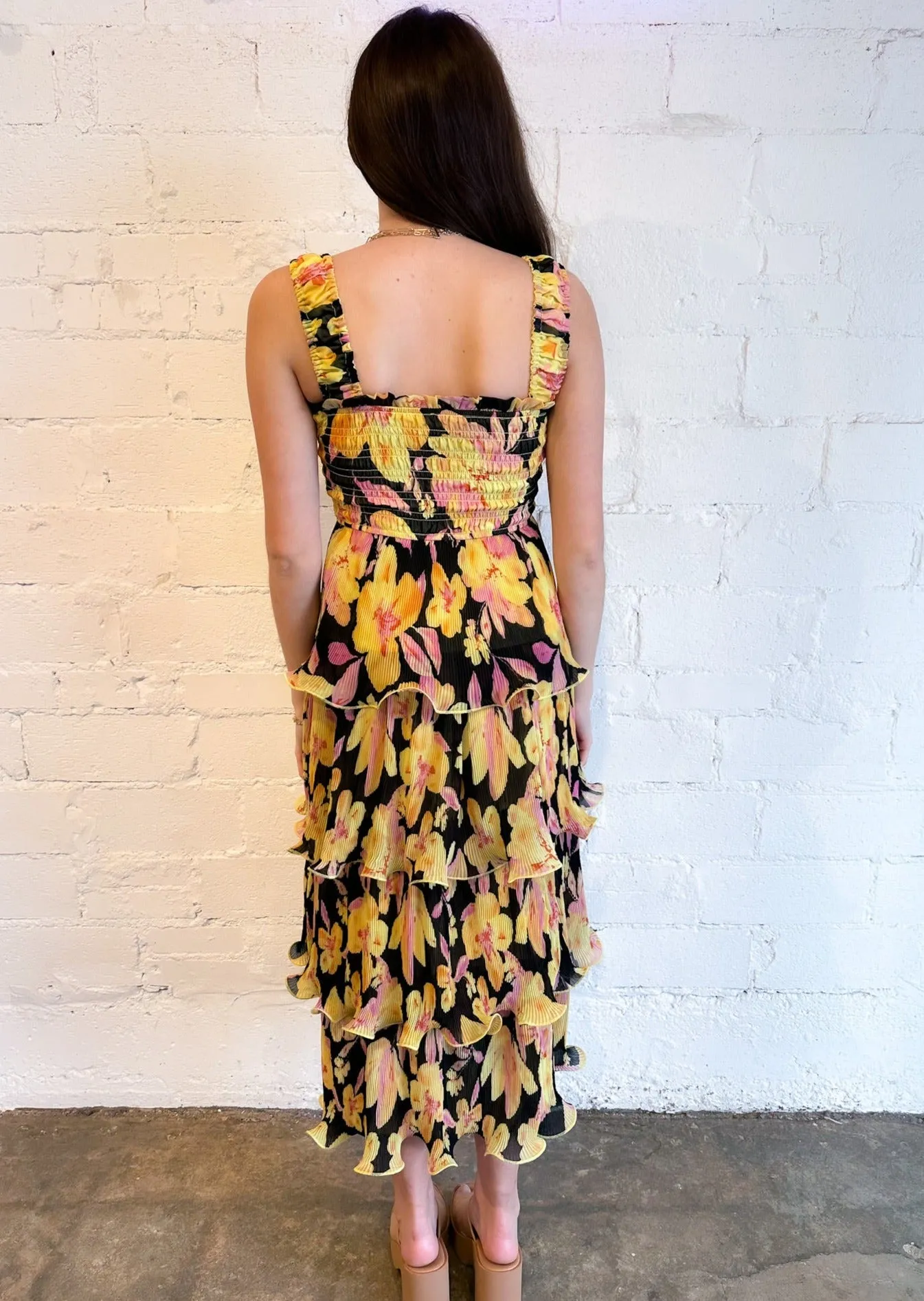 Aurora Blossom Maxi Dress