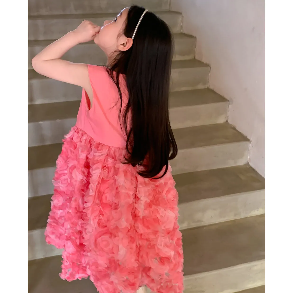 Baby Kid Girls Flower Dresses