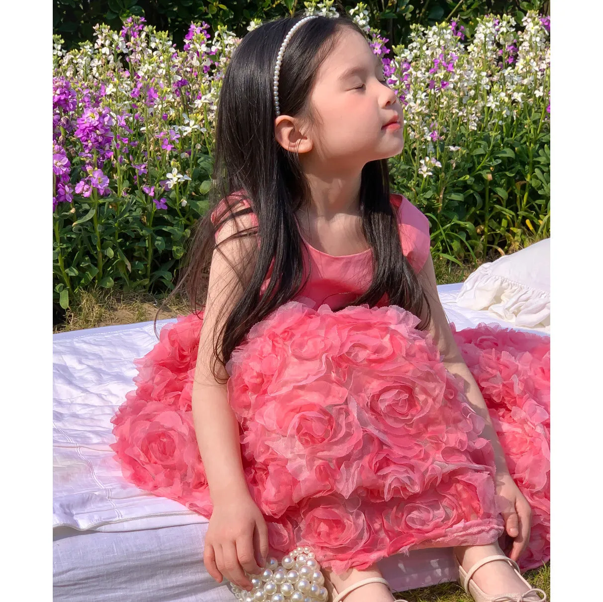 Baby Kid Girls Flower Dresses