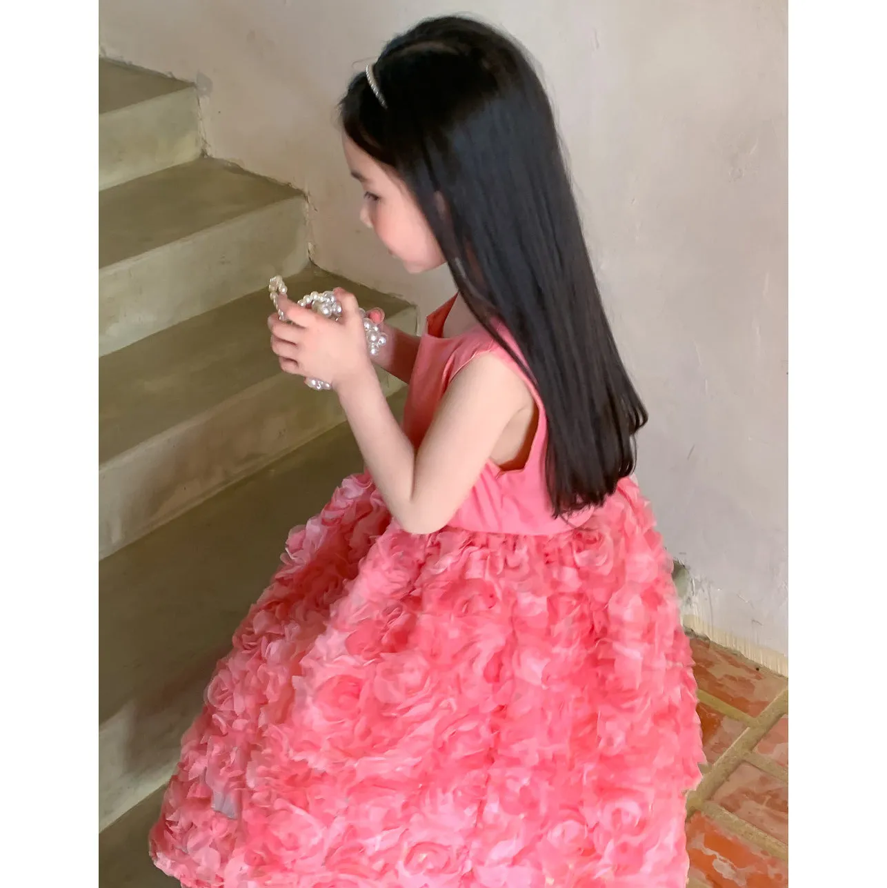 Baby Kid Girls Flower Dresses