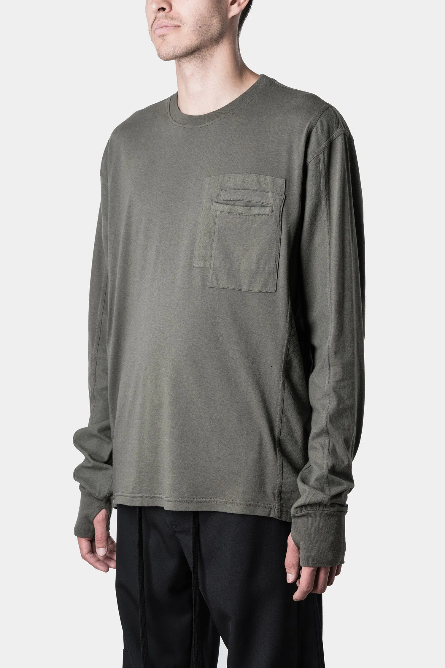 Chest pocket long sleeve T-Shirt