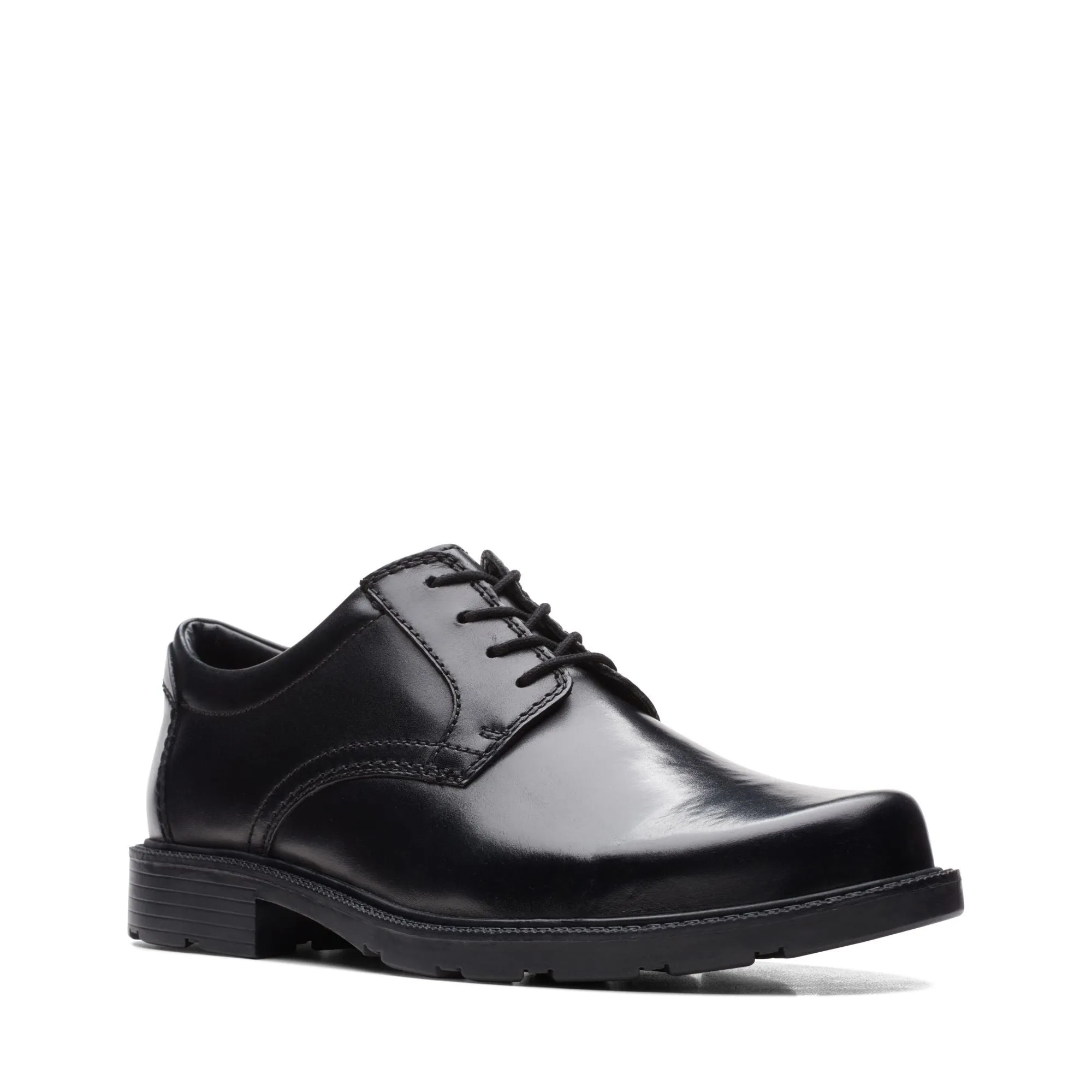 Clarks Kerton Lace Black Leather