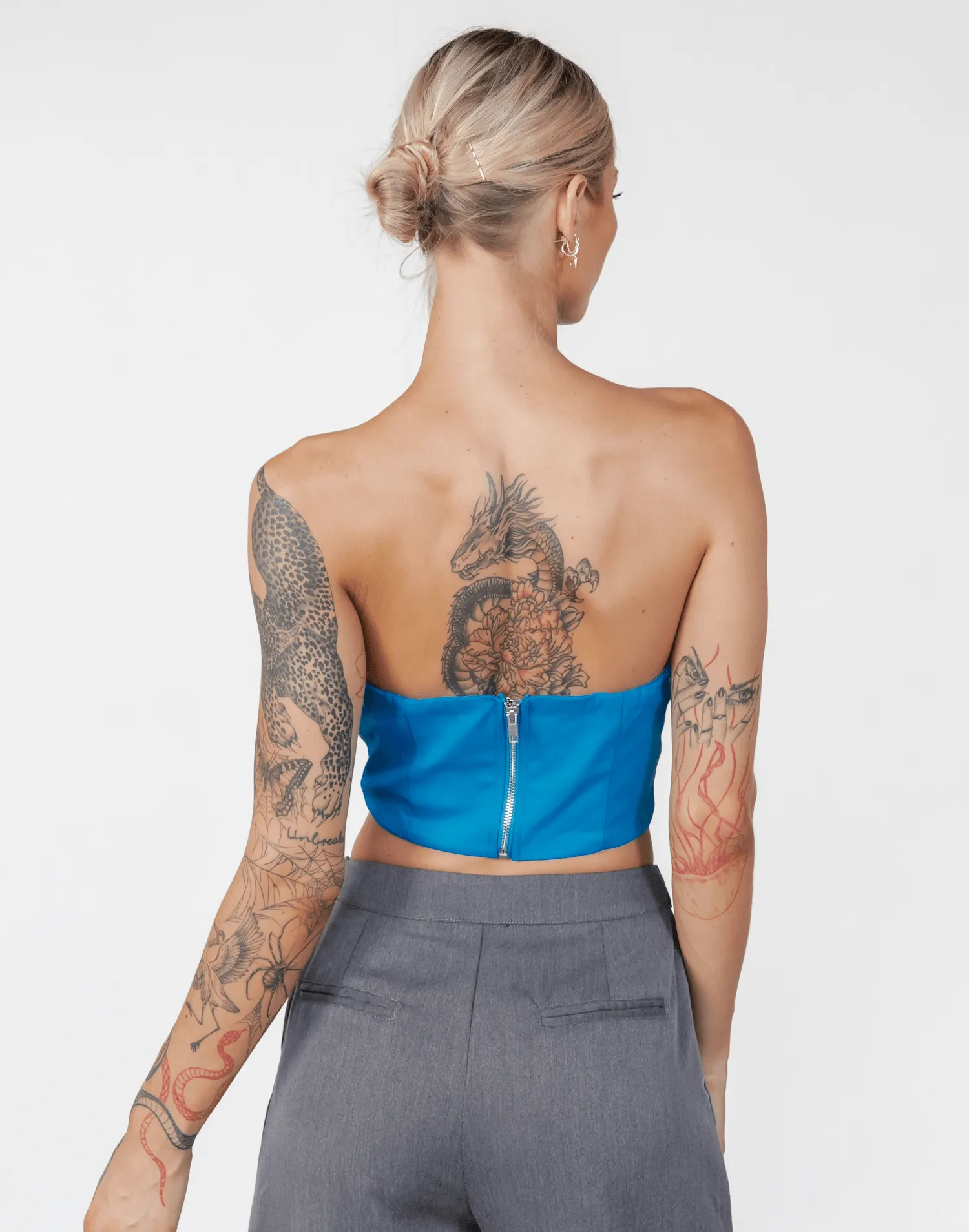 Close To You Corset Top (Cobalt)