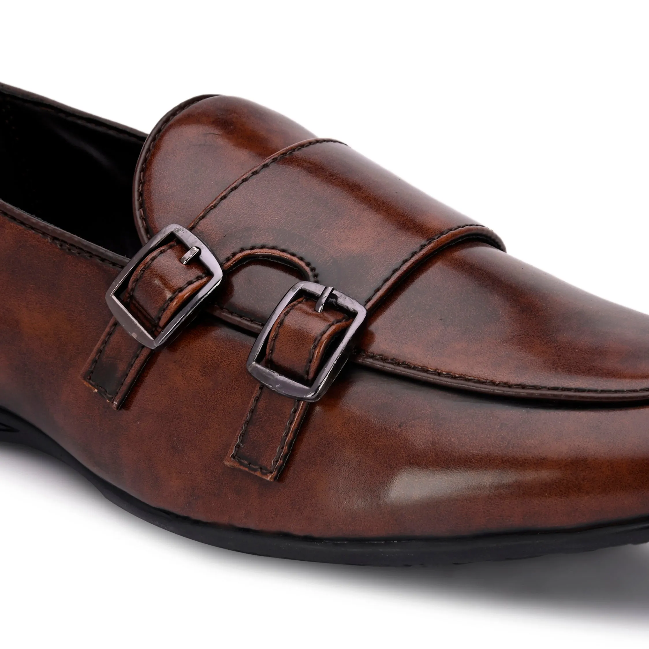 Crimson Patent Monk Shoes