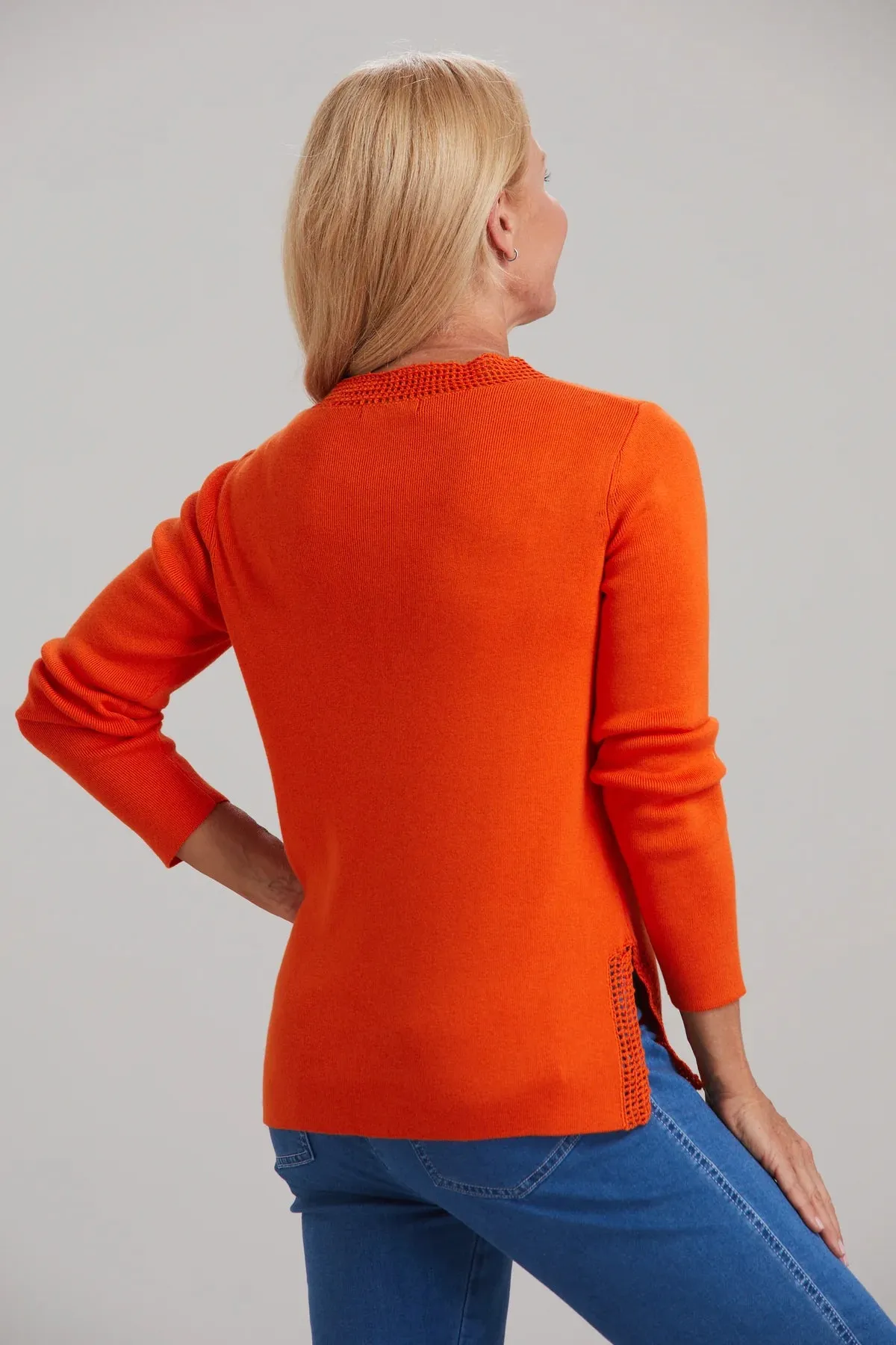 Crochet Sweater | Tangerine