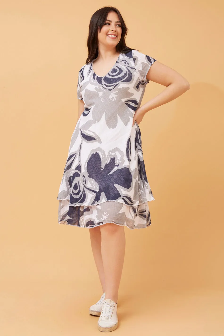 ELECTRA DOUBLE LAYER DRESS