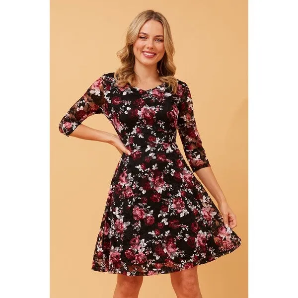 ESTER FLORAL LACE DRESS