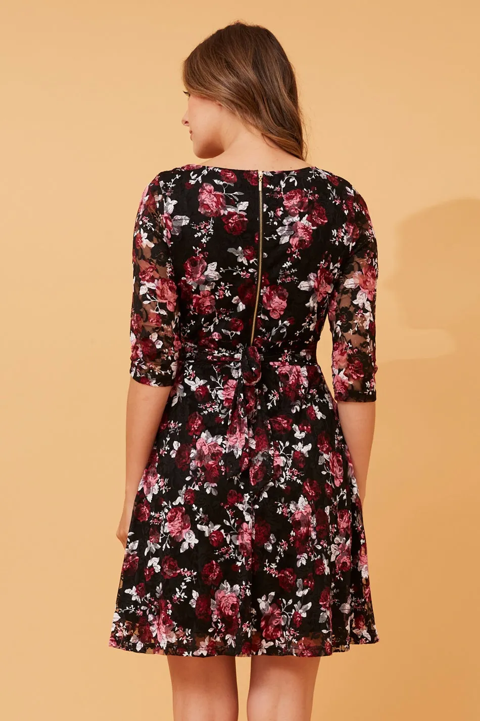 ESTER FLORAL LACE DRESS