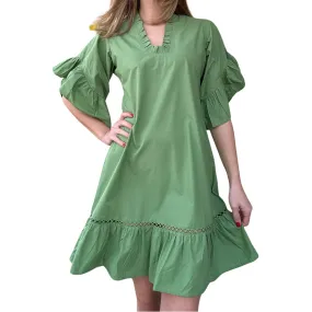 Fitzroy & Willa Soleil Mini Dress - (grass or azalea)