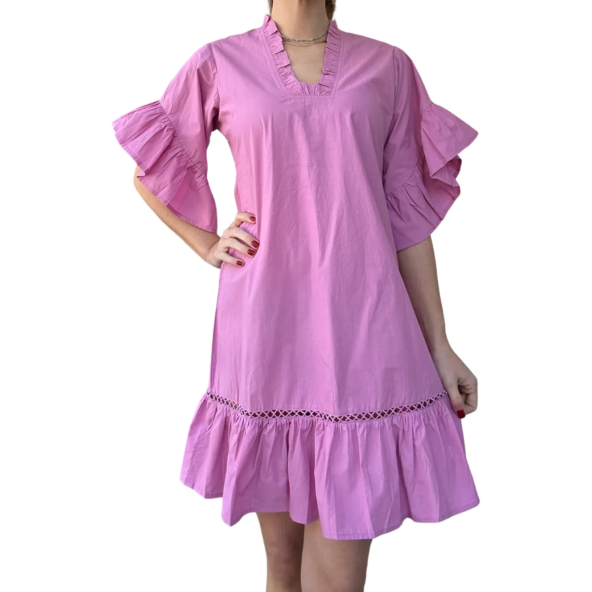 Fitzroy & Willa Soleil Mini Dress - (grass or azalea)