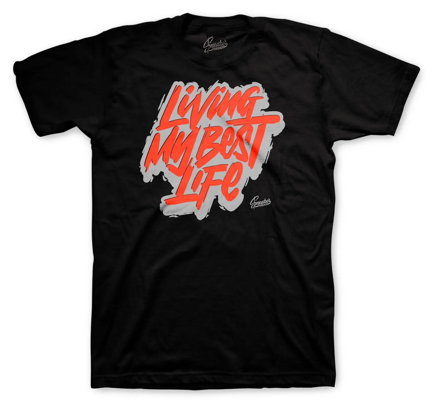 Foamposite Lava Shirt - Living Life - Black