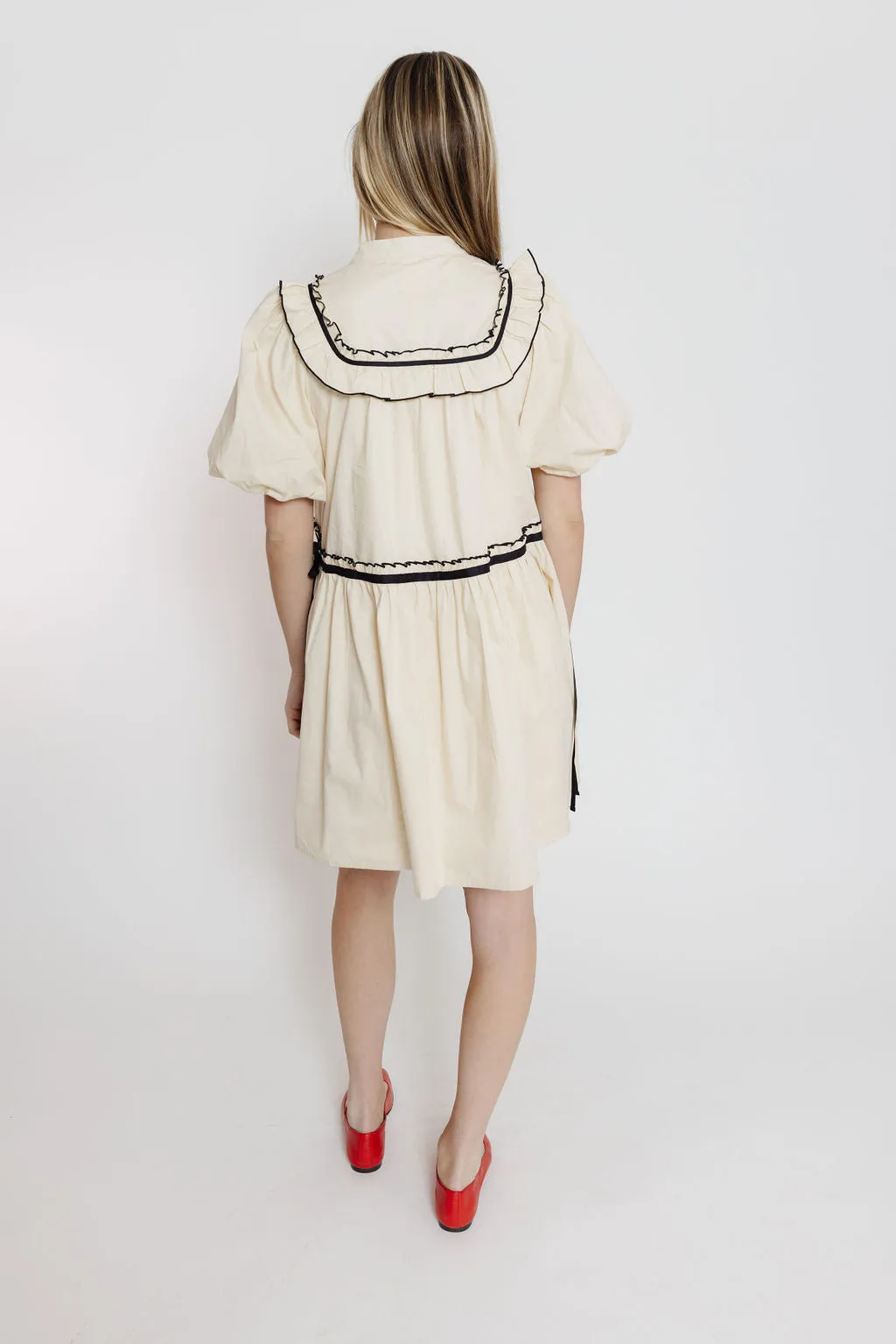 Greene Dress in Ecru