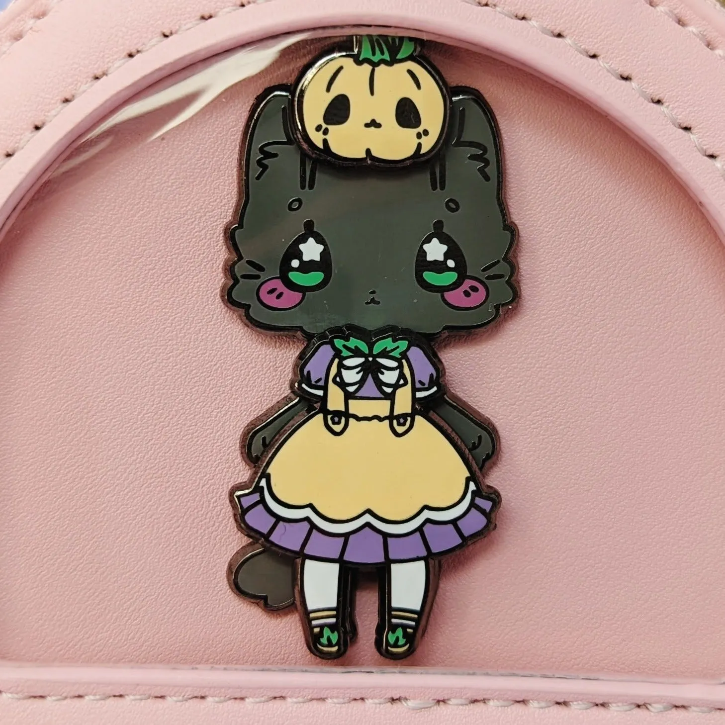 Katherine   Pumpkin Coord -- Hard Enamel Pin Set -- Dress Up Pin Dolls Collection