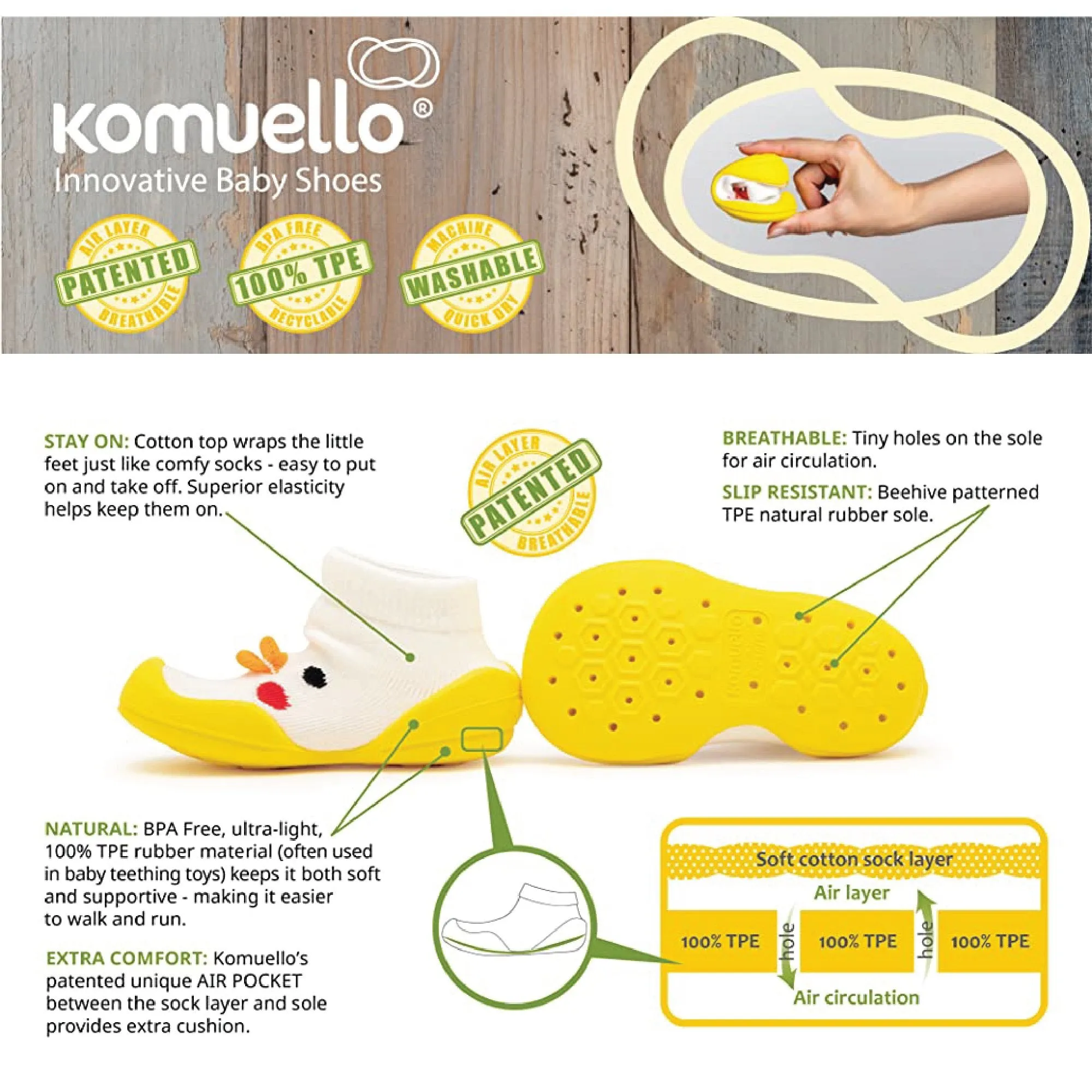 Komuello Baby Shoes - Crown Princess