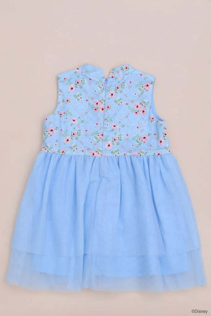 Kyra Dress - Blue Princess Rose