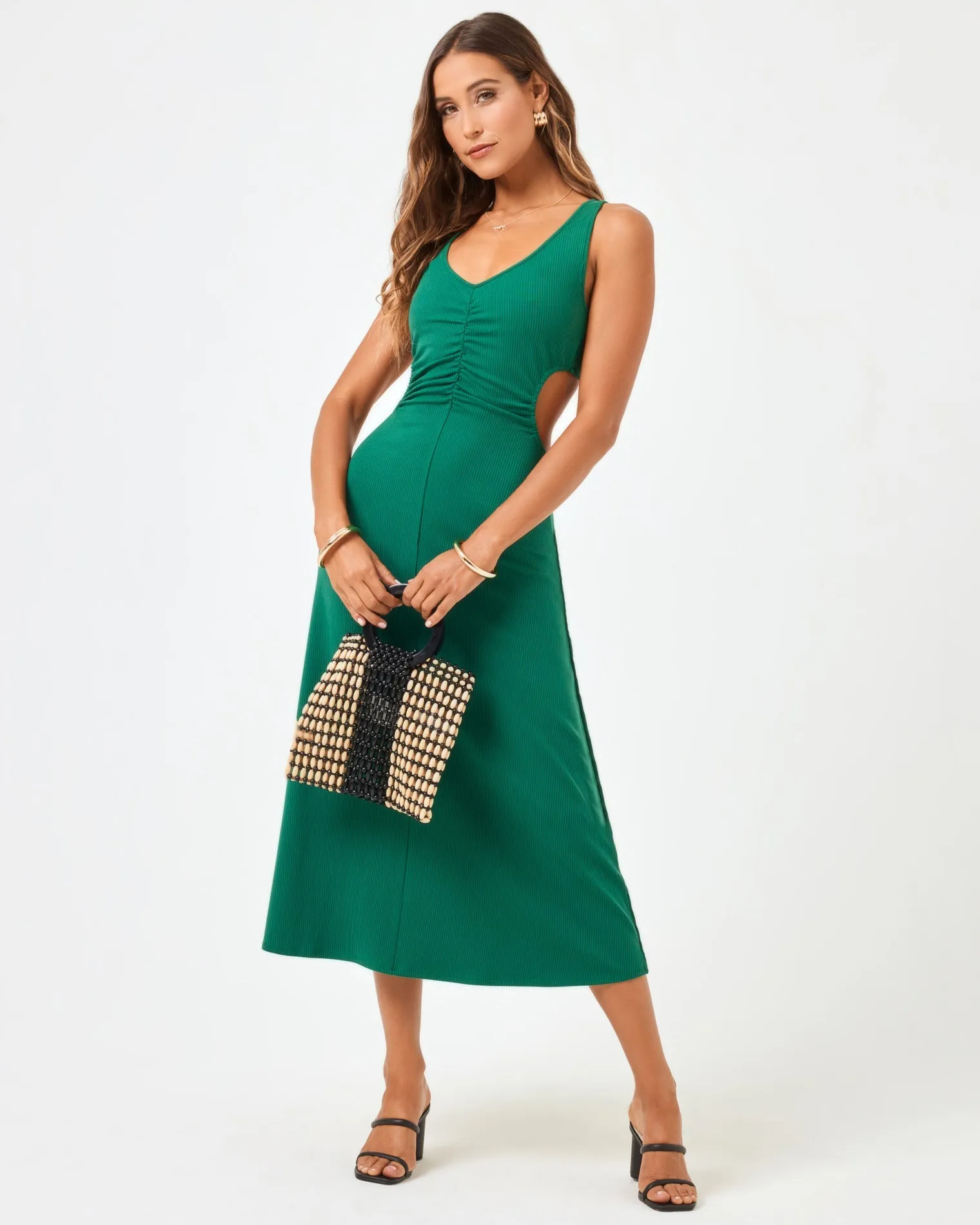 Margot Dress - Emerald