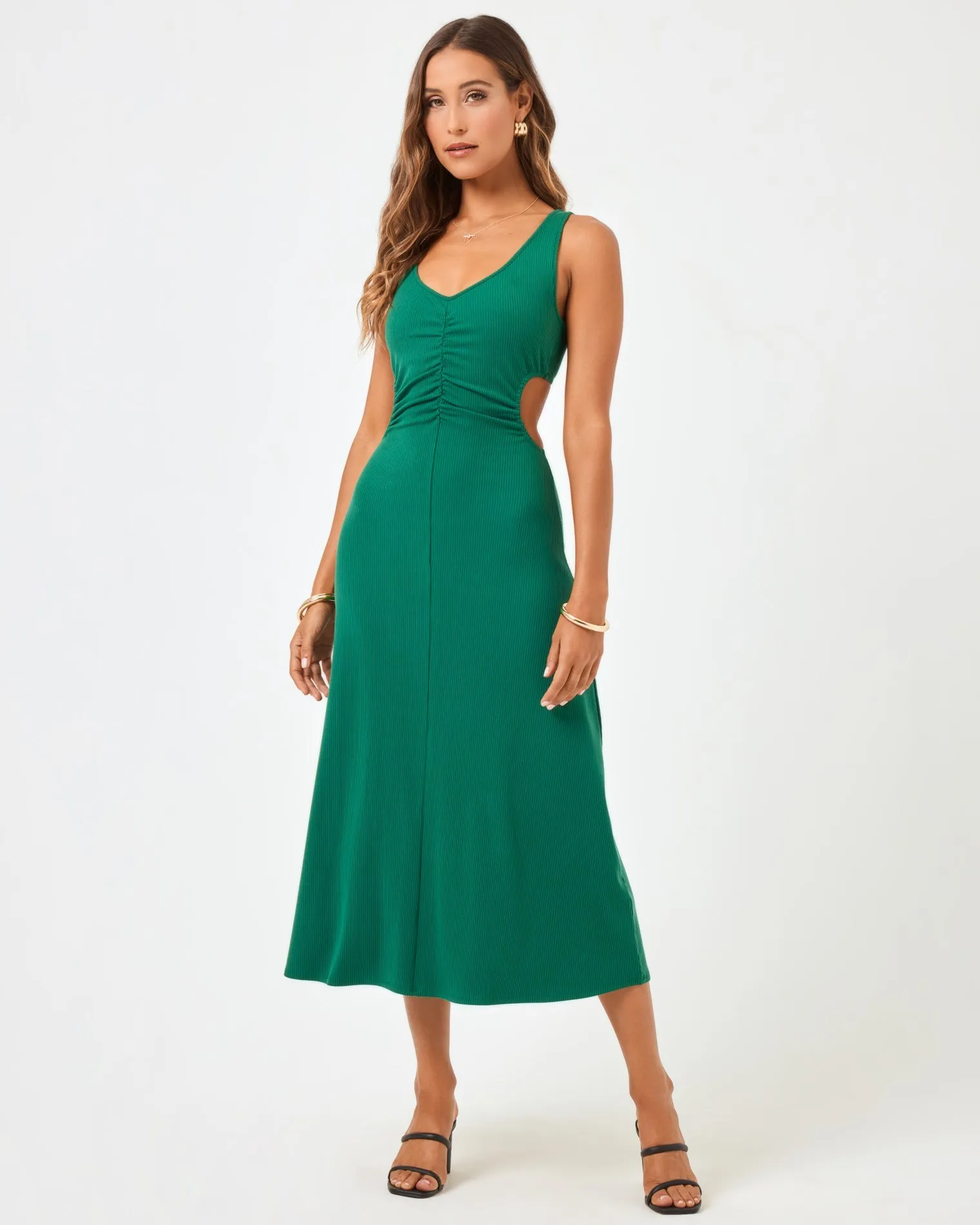 Margot Dress - Emerald