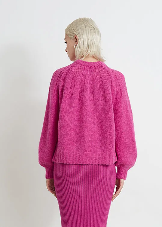 MILA SWEATER | FUCHSIA