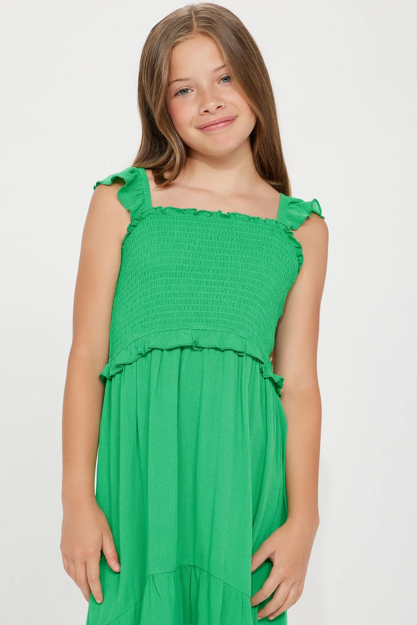 Mini Social Butterfly Maxi Dress - Green