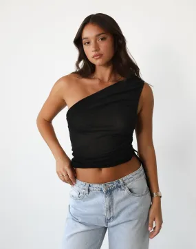 Nirvana Off Shoulder Top (Onyx) - By Lioness