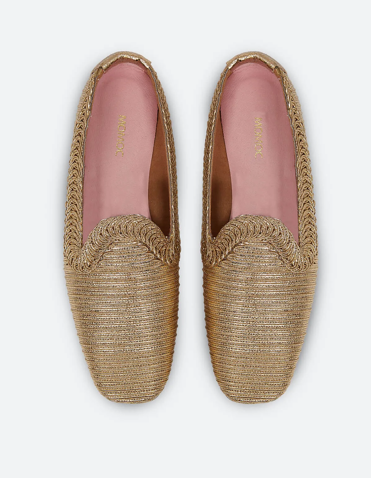 NY Metallic Vegan Loafers | Gold