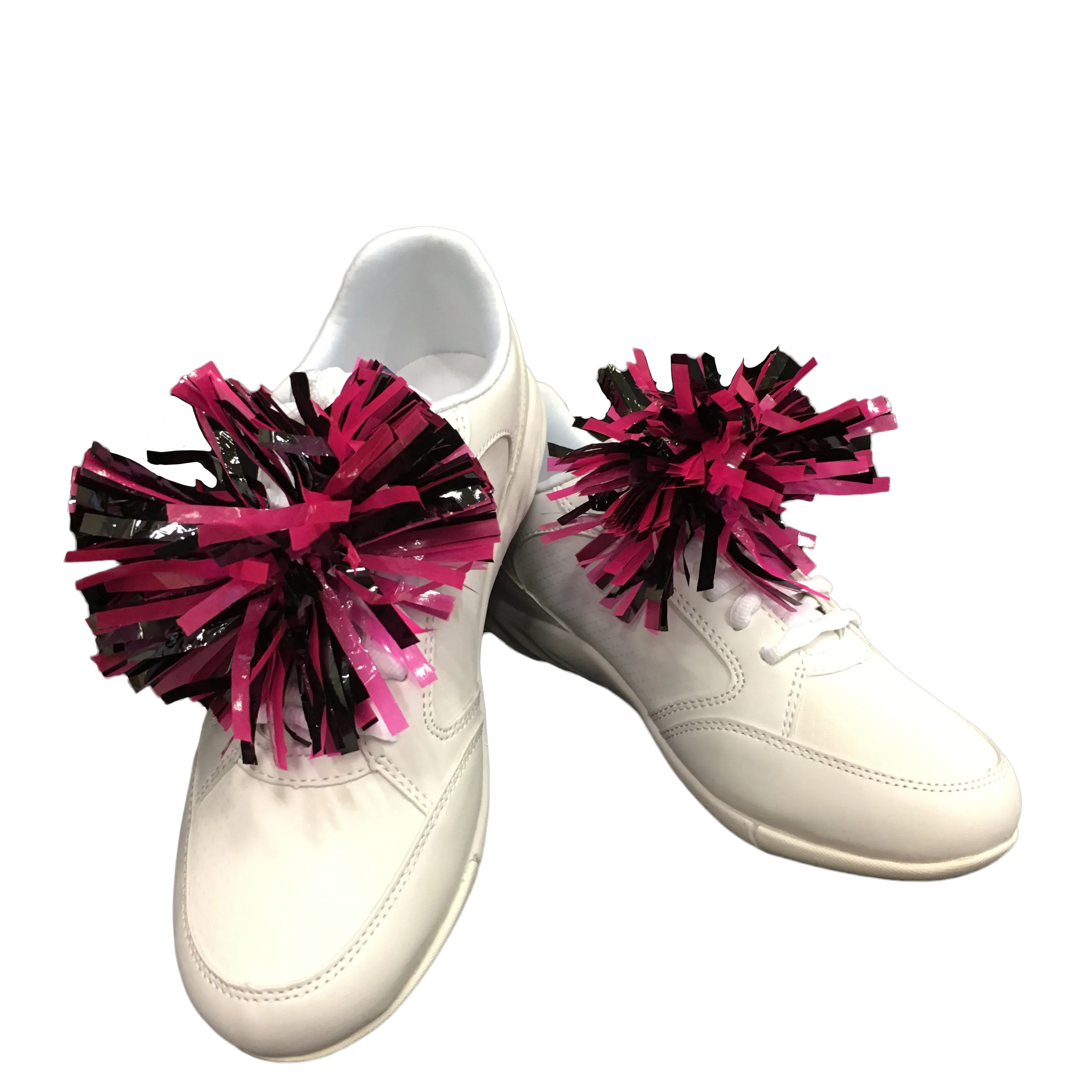 Pink / Black mini-pom