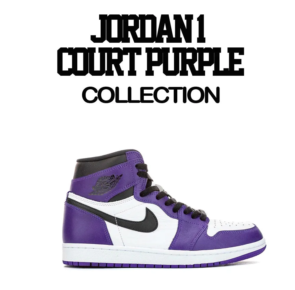 Retro 1 Court Purple Hand that Feeds Shirt