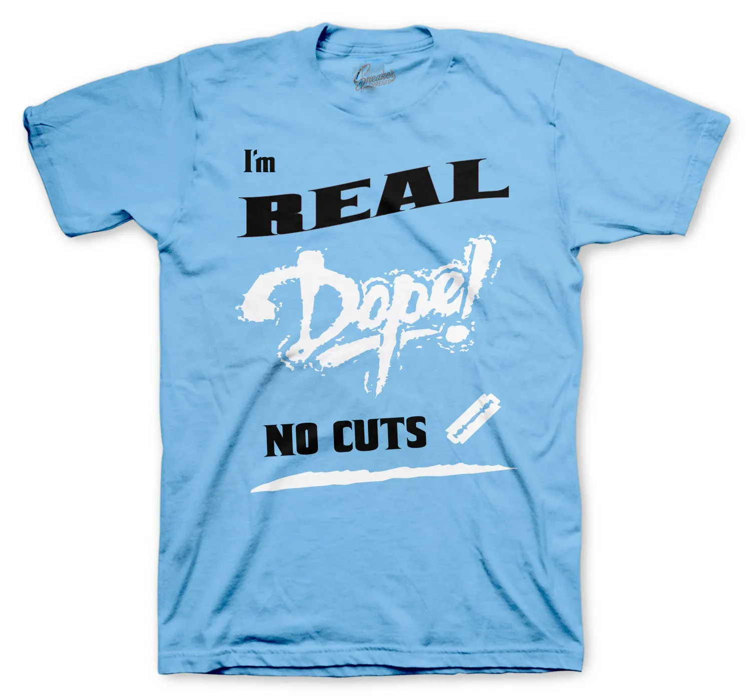 Retro 1 University Blue No Cuts Shirt