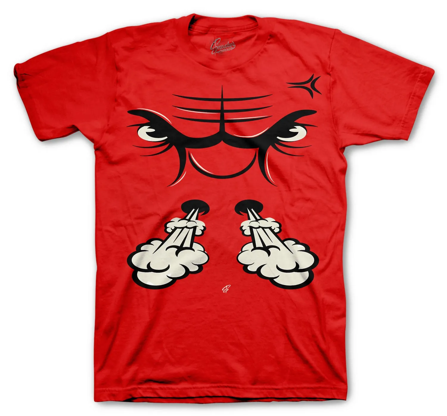 Retro 13 Red Flint Shirt - Bullface - Gym Red