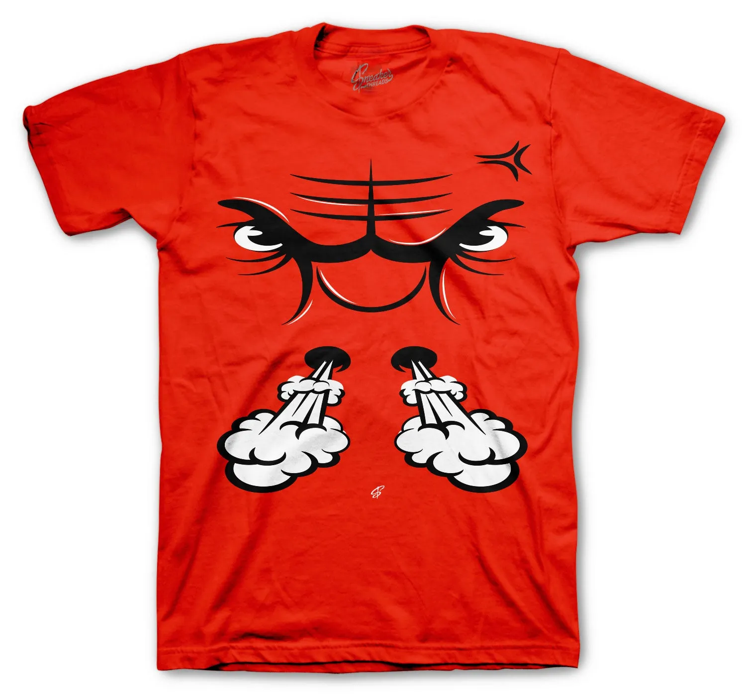 Retro 14 Lipstick Shirt - Raging Face - Gym Red