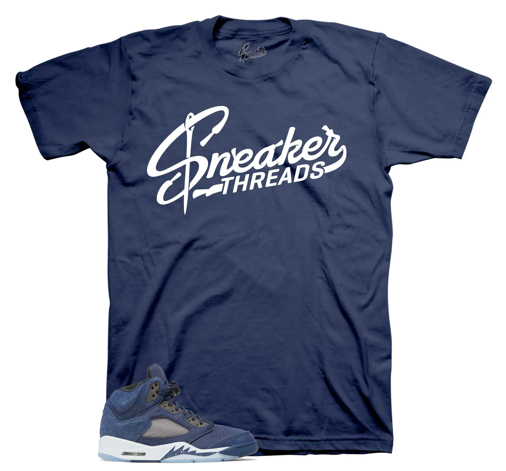 Retro 5 Midnight Navy - St Logo - Navy