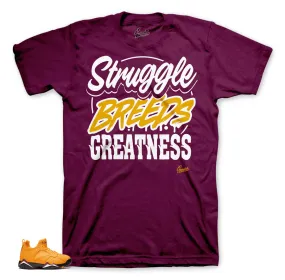 Retro 7 Low Taxi Shirt - Struggle Breeds - Maroon