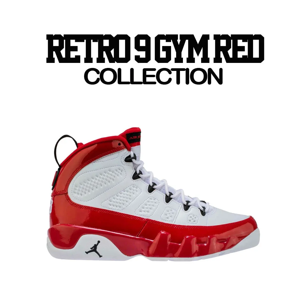 Retro 9 Gym Red Shirt - ST Original - White