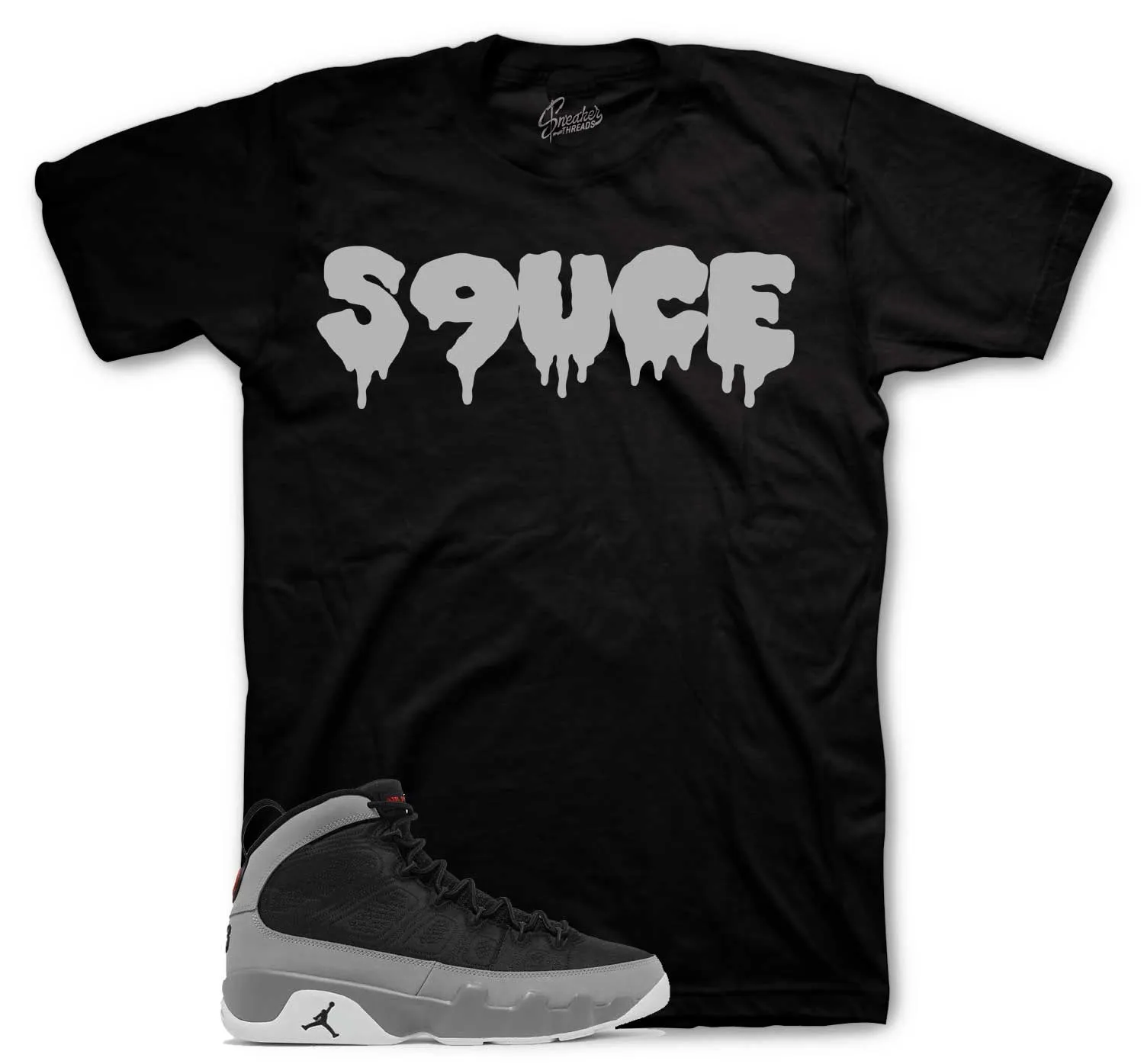 Retro 9 Particle Grey S9uce Shirt