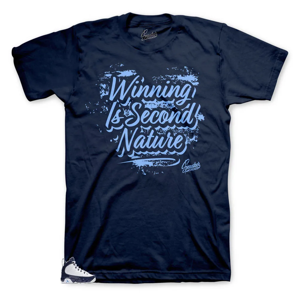 Retro 9 University Blue All Star Second Nature Shirt