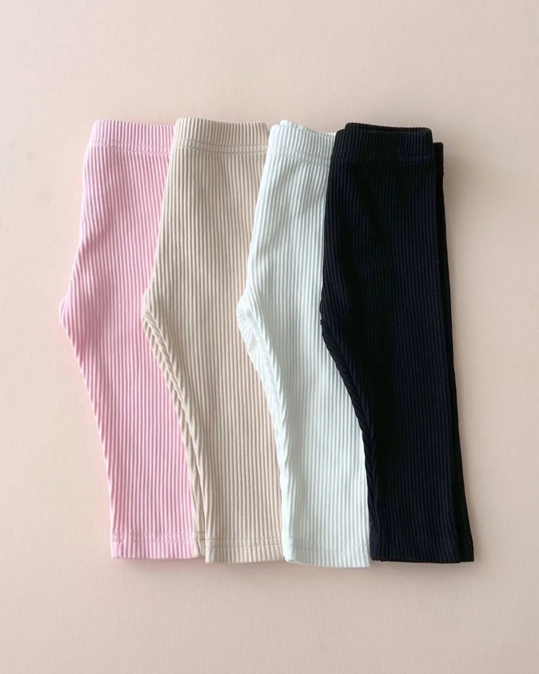 Ribbed Leggings | Pink