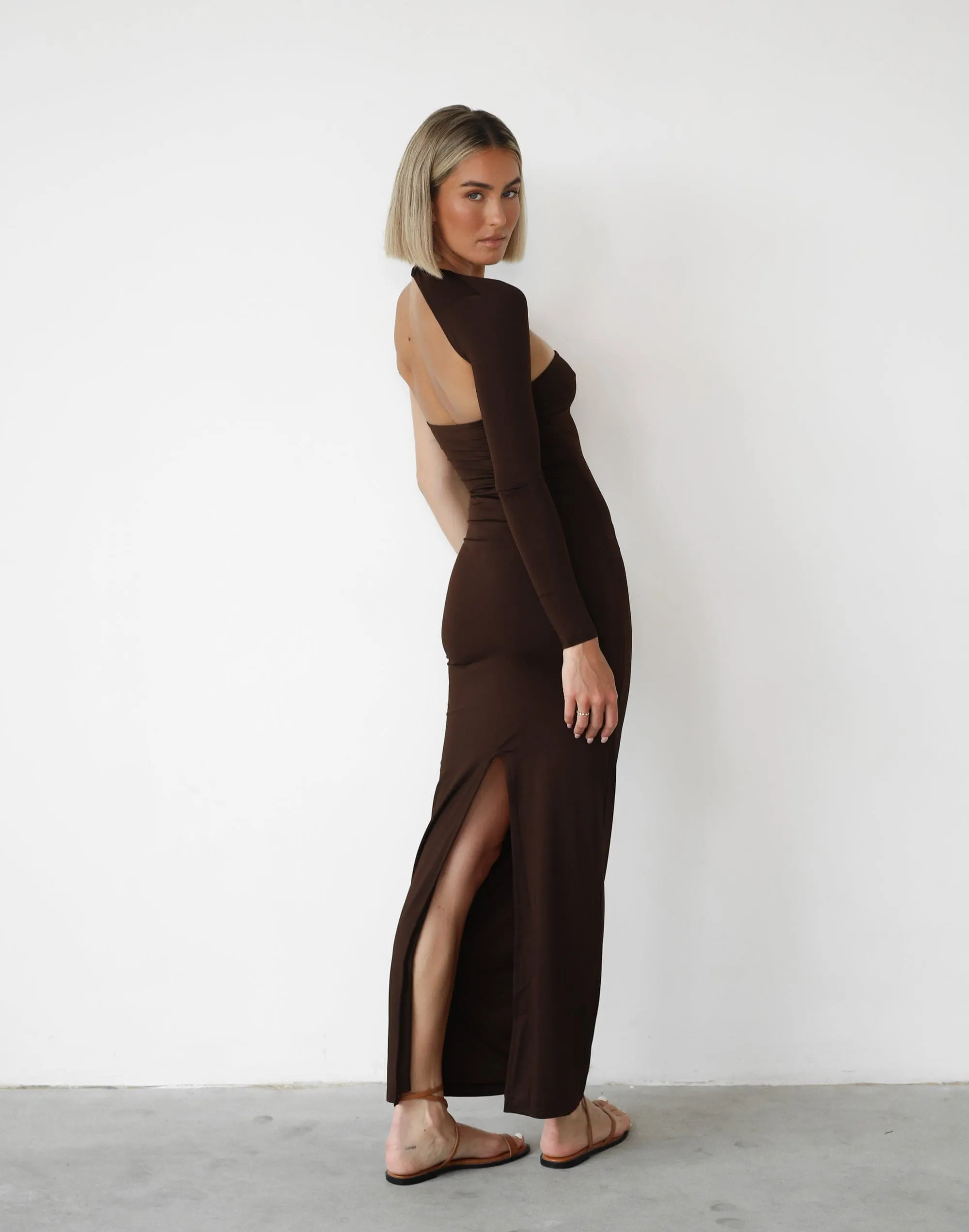 Ryleigh Maxi Dress (Cocoa)