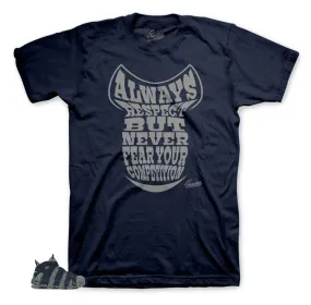 Uptempo Hoyas Shirt - Never Fear - Navy