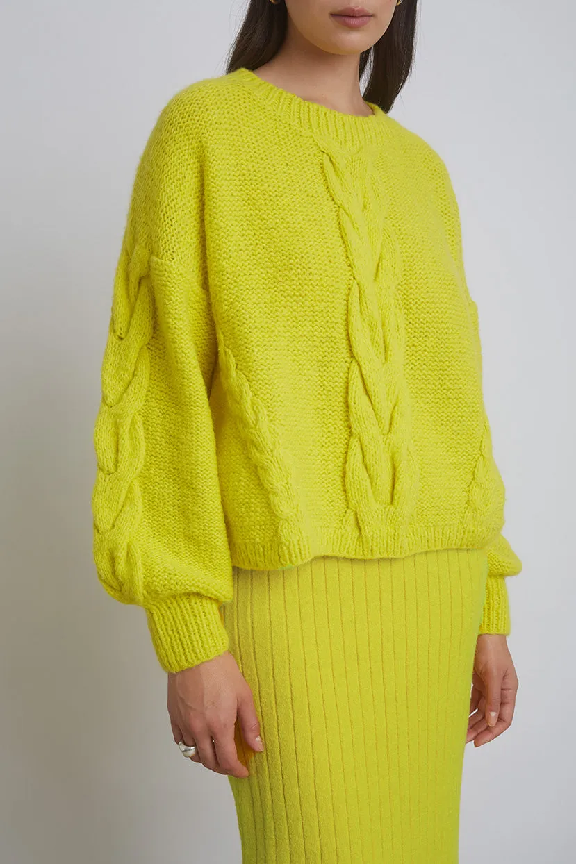 VAIDA SWEATER | CITRON