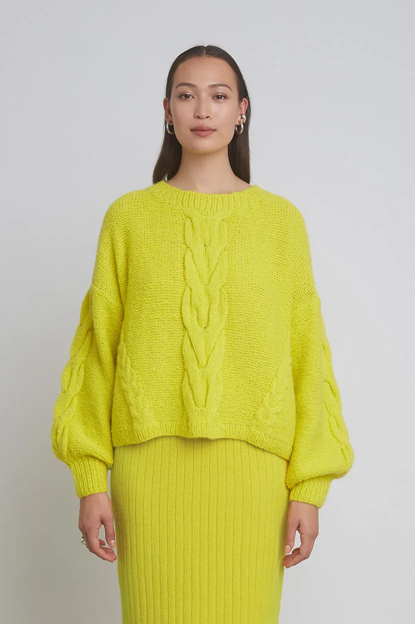 VAIDA SWEATER | CITRON