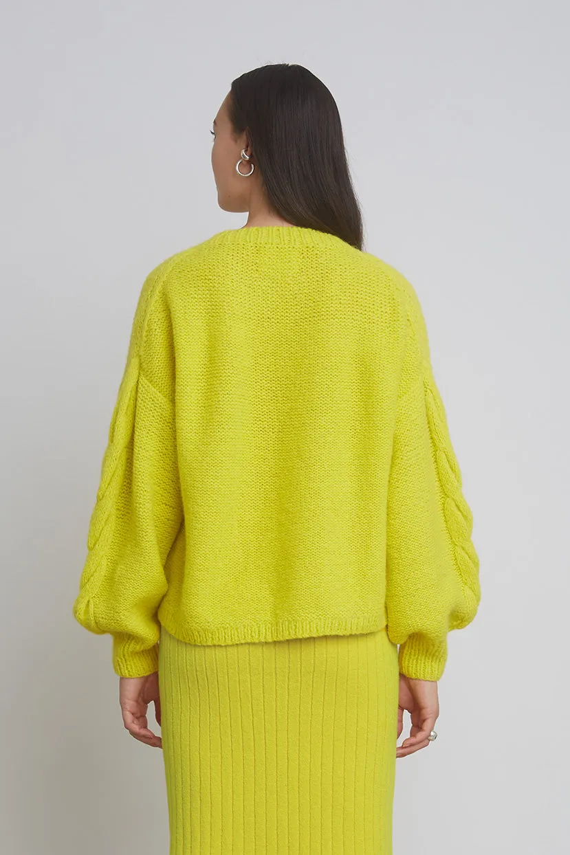 VAIDA SWEATER | CITRON