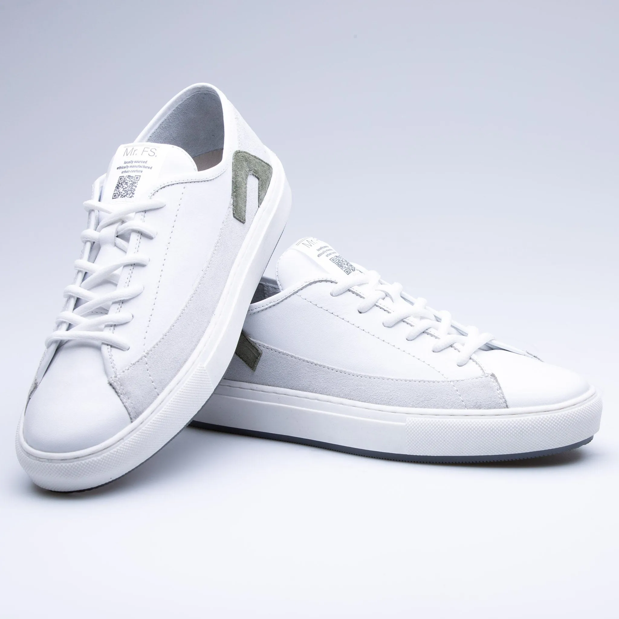 White Gustav Casual Shoes