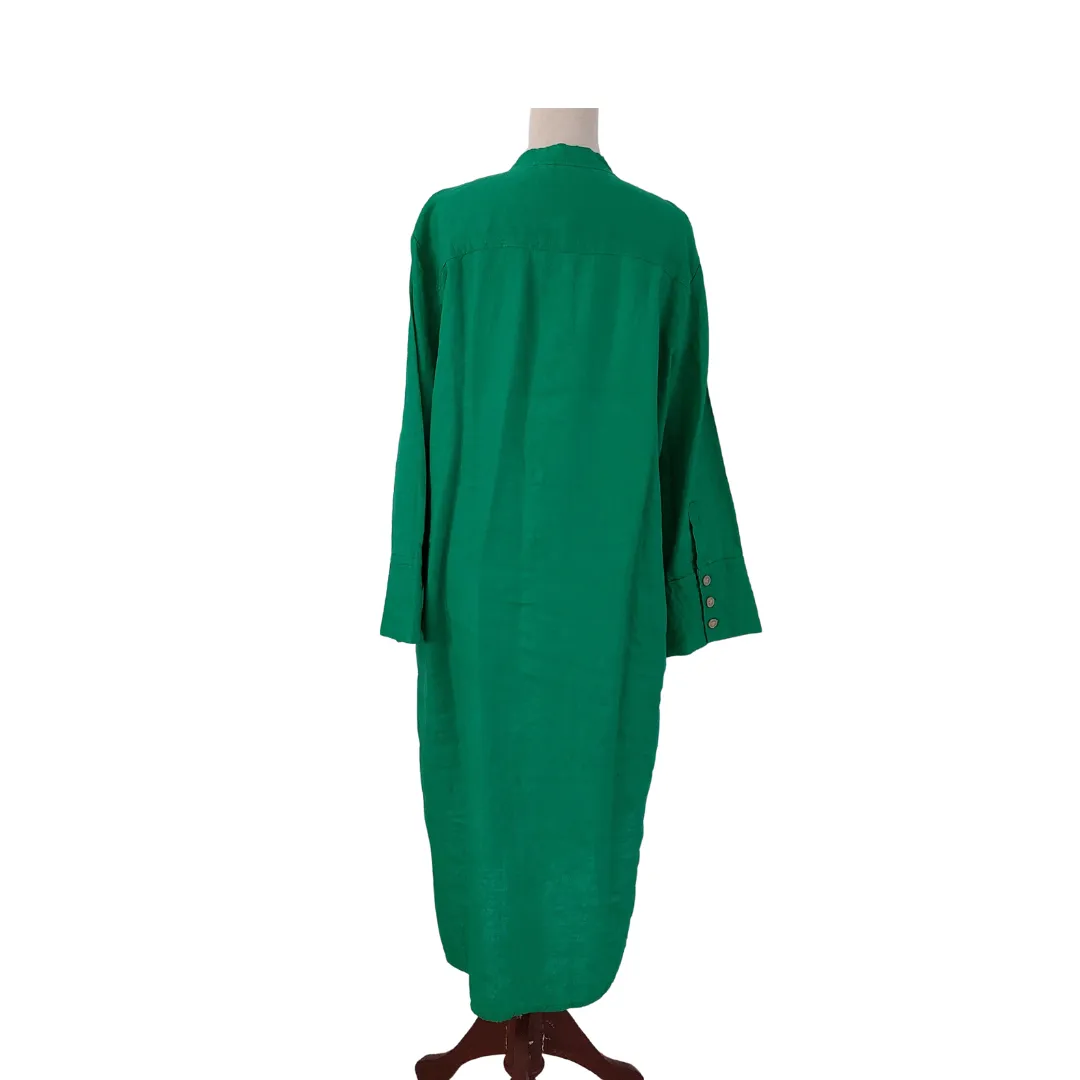 ZARA Green Long Tunic | Like New |